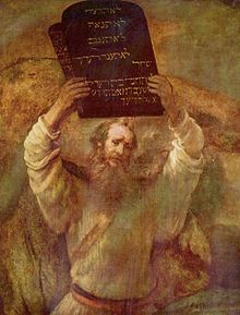 Moisés Dez Mandamentos Rembrandt